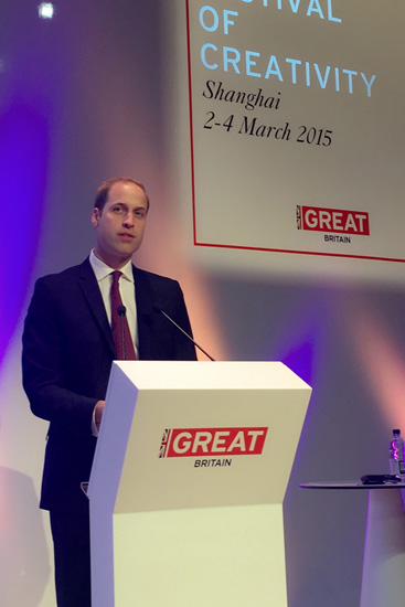 英国威廉王子请缨访华 对话鲁豫瞩目创意英伦