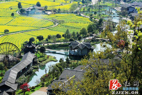 张家界黄龙洞景区“寻花问柳”美景获游客盛赞