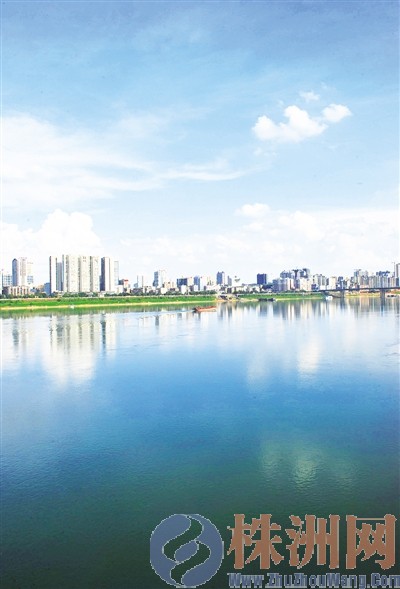 湘江一景 图/株洲日报记者 谭清云