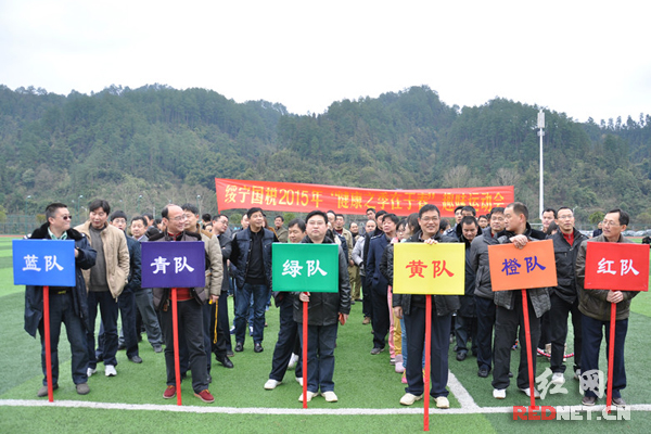 绥宁国税共有6支队伍参加运动会。