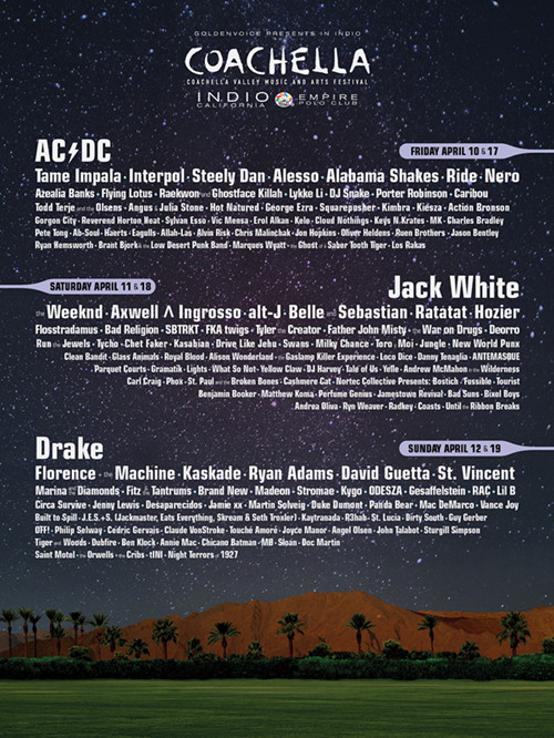 2015 Coachella海报