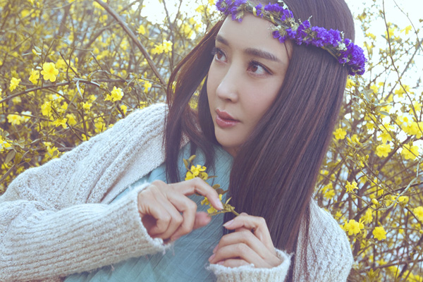 杜若溪-春日写真-在花间