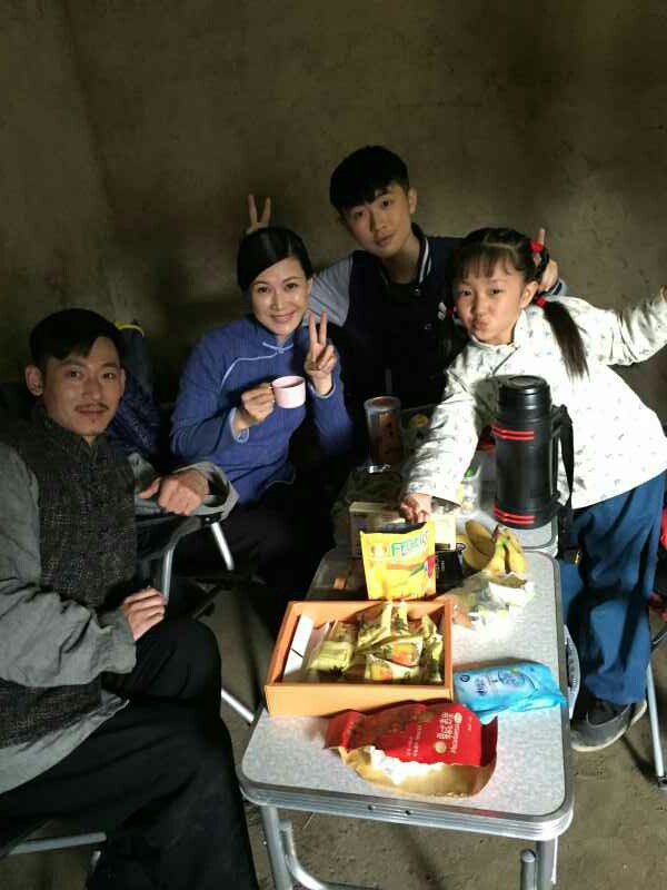 童蕾和剧中儿女