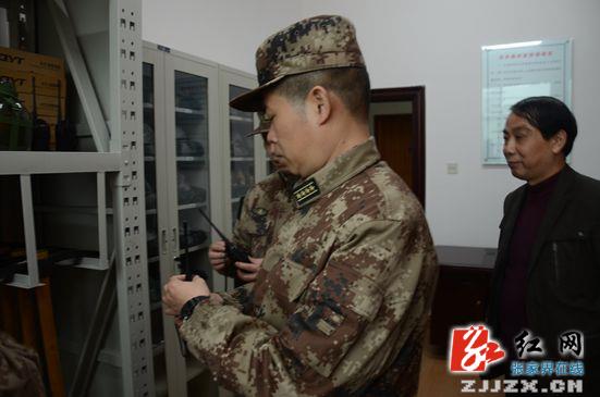 吴广生检查指导永定区民兵整组工作