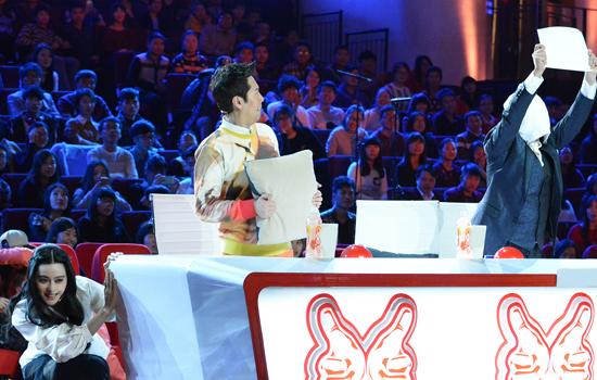 范冰冰录《出彩》被吓花容失色蔡国庆英雄救美