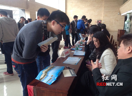 湖南省人社厅举办“12333全国统一咨询日”活动，图为咨询现场。