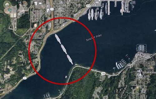 美国提出用退役航母修建跨海大桥(图)