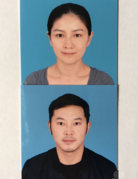 胡可晒与老公素颜证件照比美网友：好有夫妻相
