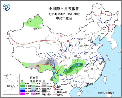 北方自西向东将降温6～8℃甘肃新疆局地有沙尘暴