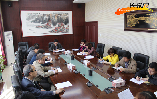 2015京津冀游客河北名镇名村首游式活动媒体协调会现场。
