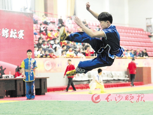 2015年湖南省青少年武术锦标赛昨举行