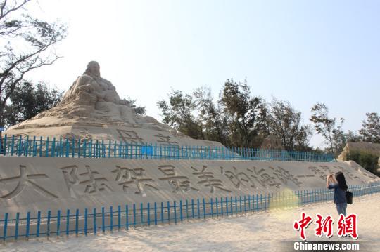 中国最大沙雕展福建漳浦揭幕讲述“丝路”故事