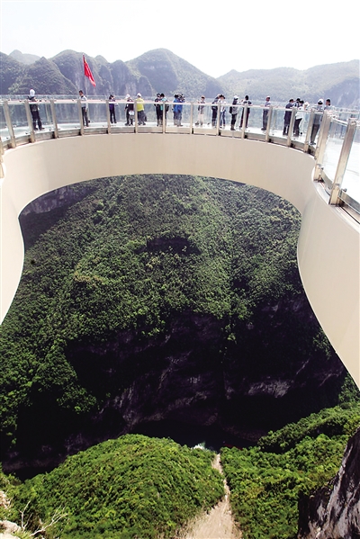 ▲游客游览