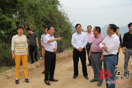 实地调研双垭至赵家垭旅游公路建设情况