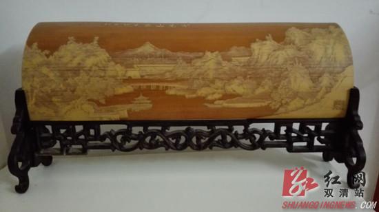 邵阳市宝庆竹刻喜获深圳金凤凰一金两银