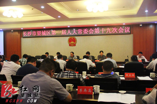 望城区第一届人大常委会召开第十九次会议 解巾英摄