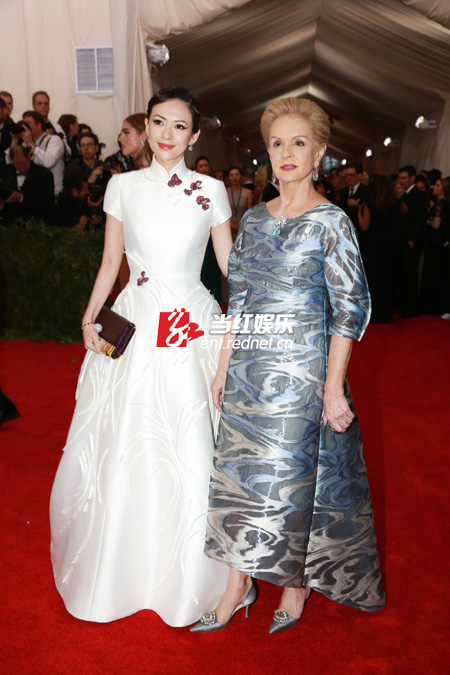 章子怡与设计师