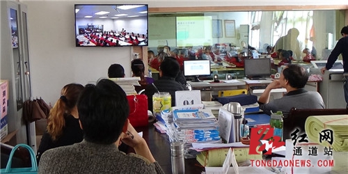 通道县第一个全自动录直播教室正式投入使用