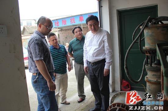 王志刚调研永定区防汛抗旱工作
