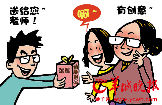 研究生毕业送多位老师跳蛋被以为是玩具