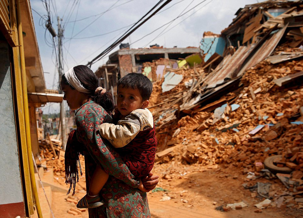 二次强震加重尼泊尔创伤 救援面临更大挑战