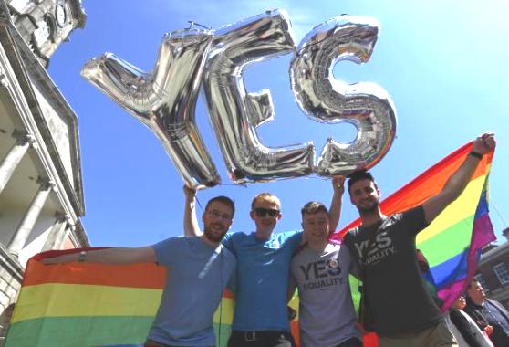 爱尔兰全民公决 62%赞成同性恋婚姻合法化(图