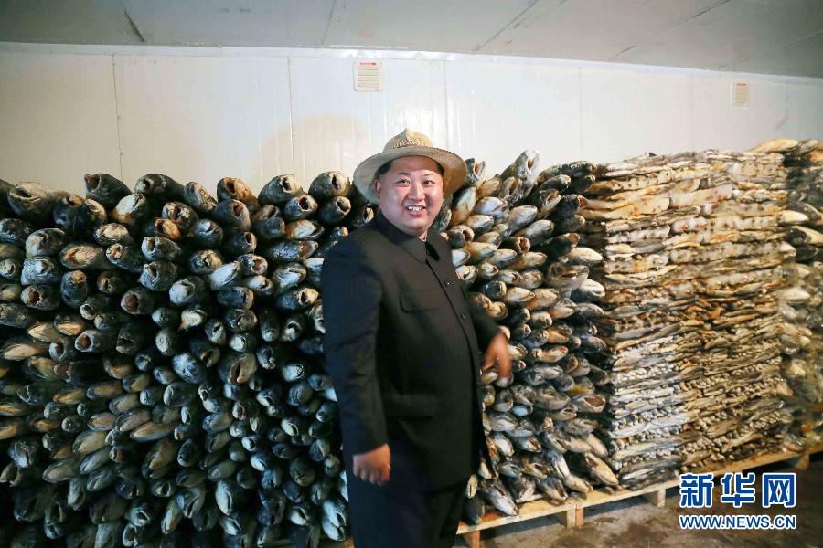 （国际）（4）金正恩视察石幕大西洋鲑种鱼场和洛山海鲑养鱼事业所