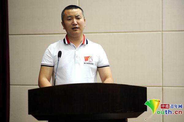 2015年，孟维当选共青团团中央“全国向上向善好青年”。资料图