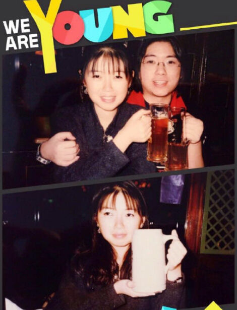 高晓松与妹妹青涩旧照