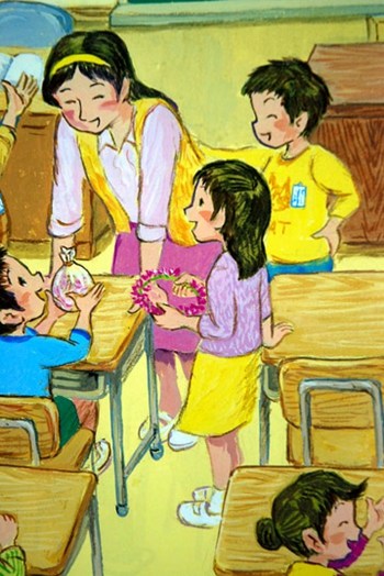 插图现三只手女孩日本回收万余册小学课本(图)