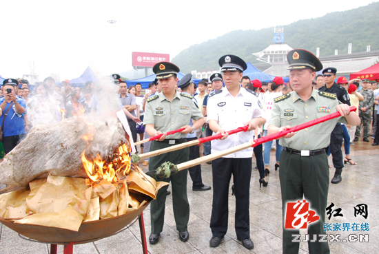 张家界市举行“6.26”国际禁毒日宣传活动（组图）