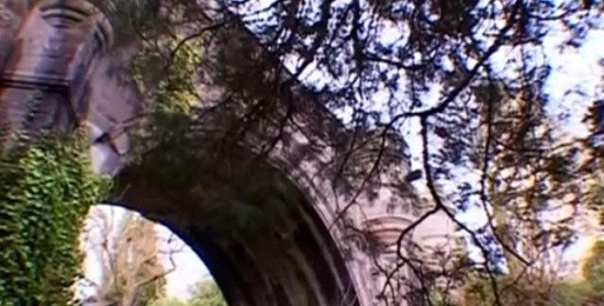 图为苏格兰邓巴顿郡的欧沃顿桥，已经有600多只狗跳桥自杀。（视频截图）