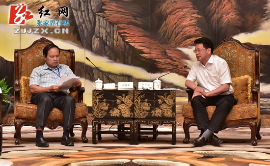 杨光荣会见“湖湘文化之旅”香港采访团