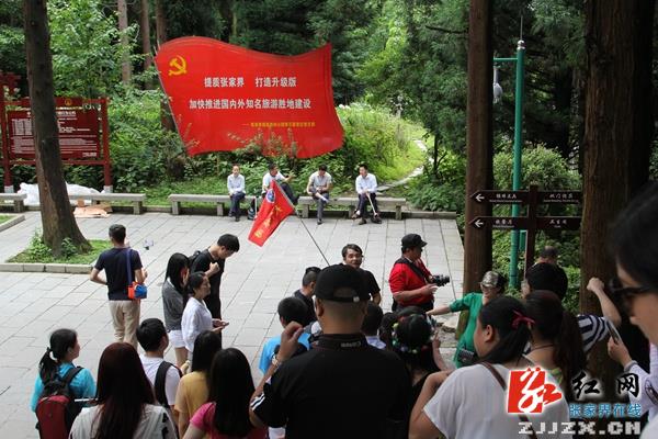 党旗更鲜艳游客更满意 武陵源党建旅游红火