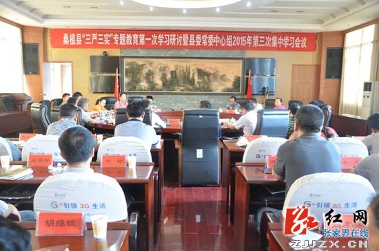 桑植县启动“三严三实”专题教育第一次学习研讨活动