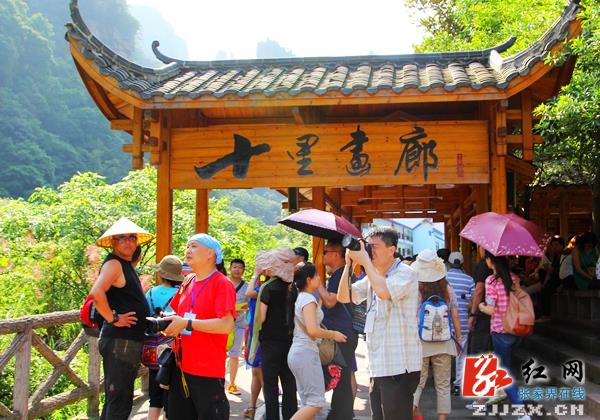 香港“湖湘文化之旅”采访团考察武陵源
