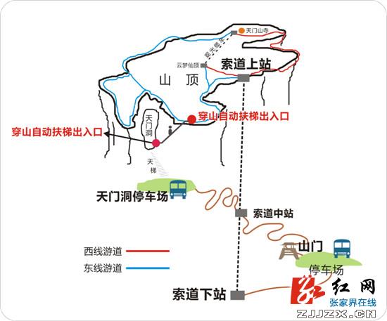 张家界天门山暑期游火爆 单日游客过万人