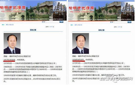 陕西榆林一干部为延长任期 篡改档案年龄