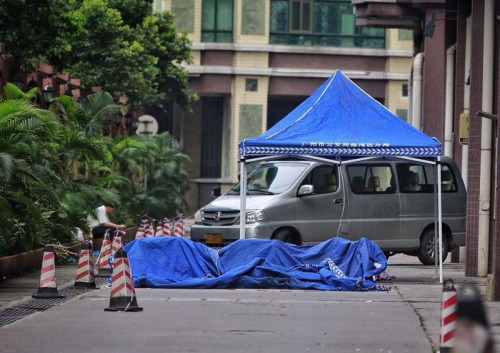 广州一老人坠楼身亡疑因不堪多年肺水肿痛苦（图）