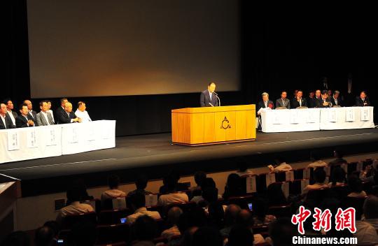 日本3000人访华交流团报告会在和歌山县御坊市举行