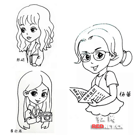 湖南省妇幼保健院一员工为同事手绘漫画 被赞
