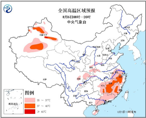云南四川局地有暴雨湖南福建等地高温可达39℃