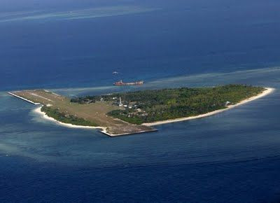 被菲律宾非法侵占的中国南沙中业岛