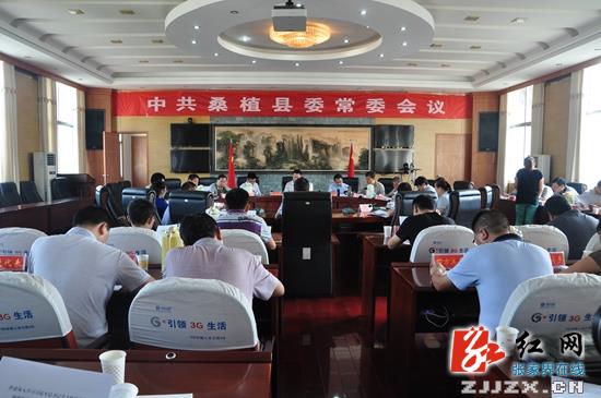 桑植：刘卫兵主持召开县委常委会议