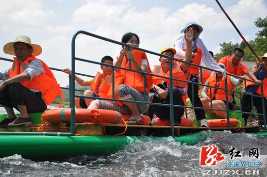 桑植：澧水南源漂流试运行 咱家村或建旅游休闲体验园