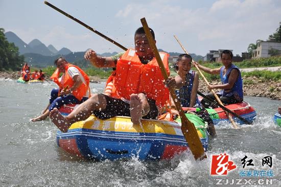 桑植：澧水南源漂流试运行 咱家村或建旅游休闲体验园