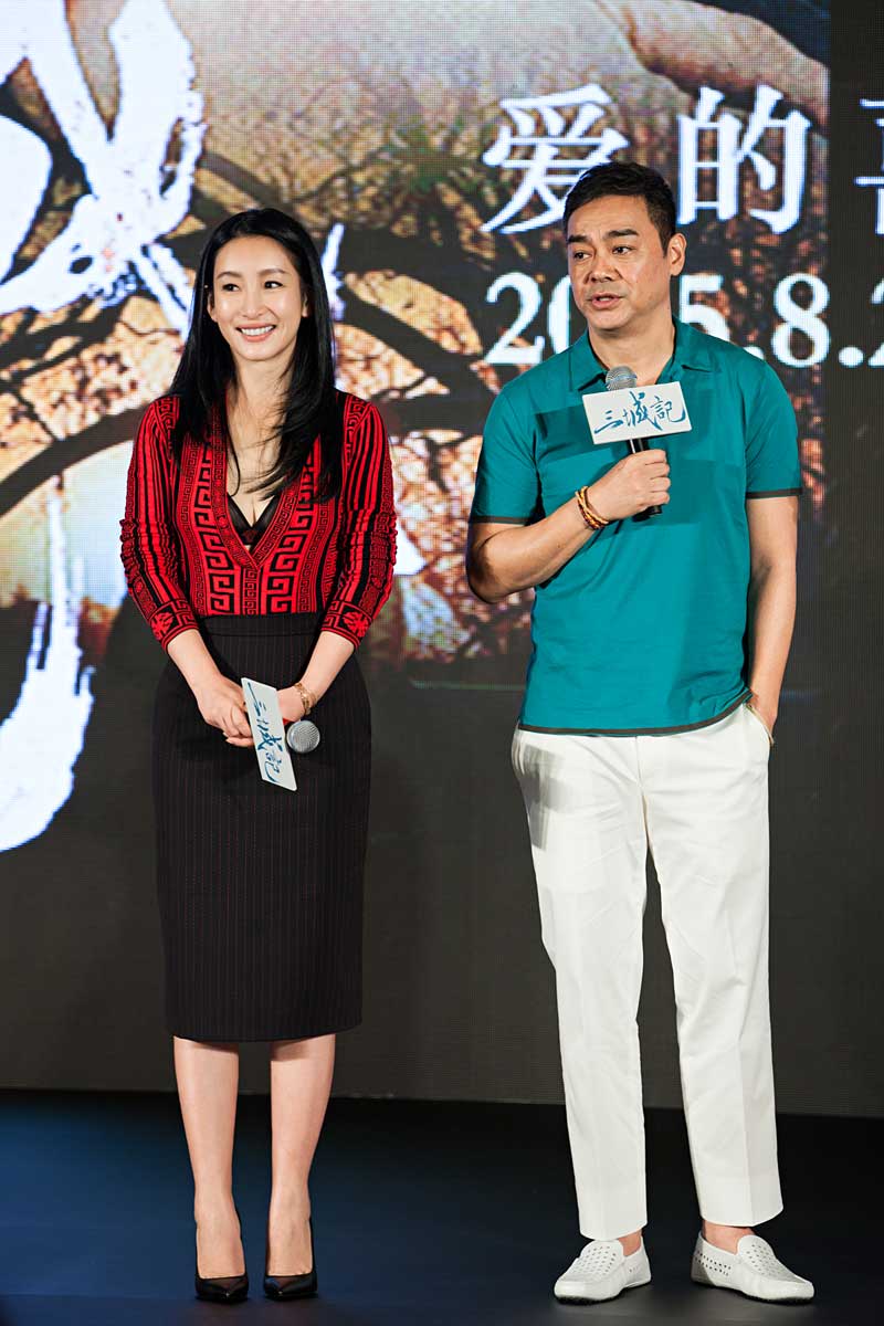 秦海璐出席发布会