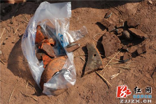 桑植县对朱家坪官田遗址进行抢救性考古发掘
