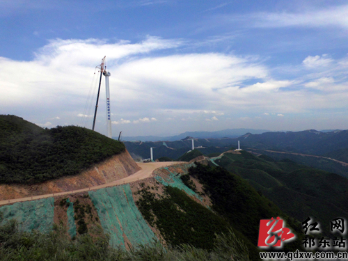 祁东县官家嘴风电场项目建设顺利推进