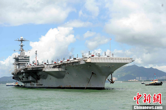 美“罗纳德·里根”号航母将抵日负责后方支援